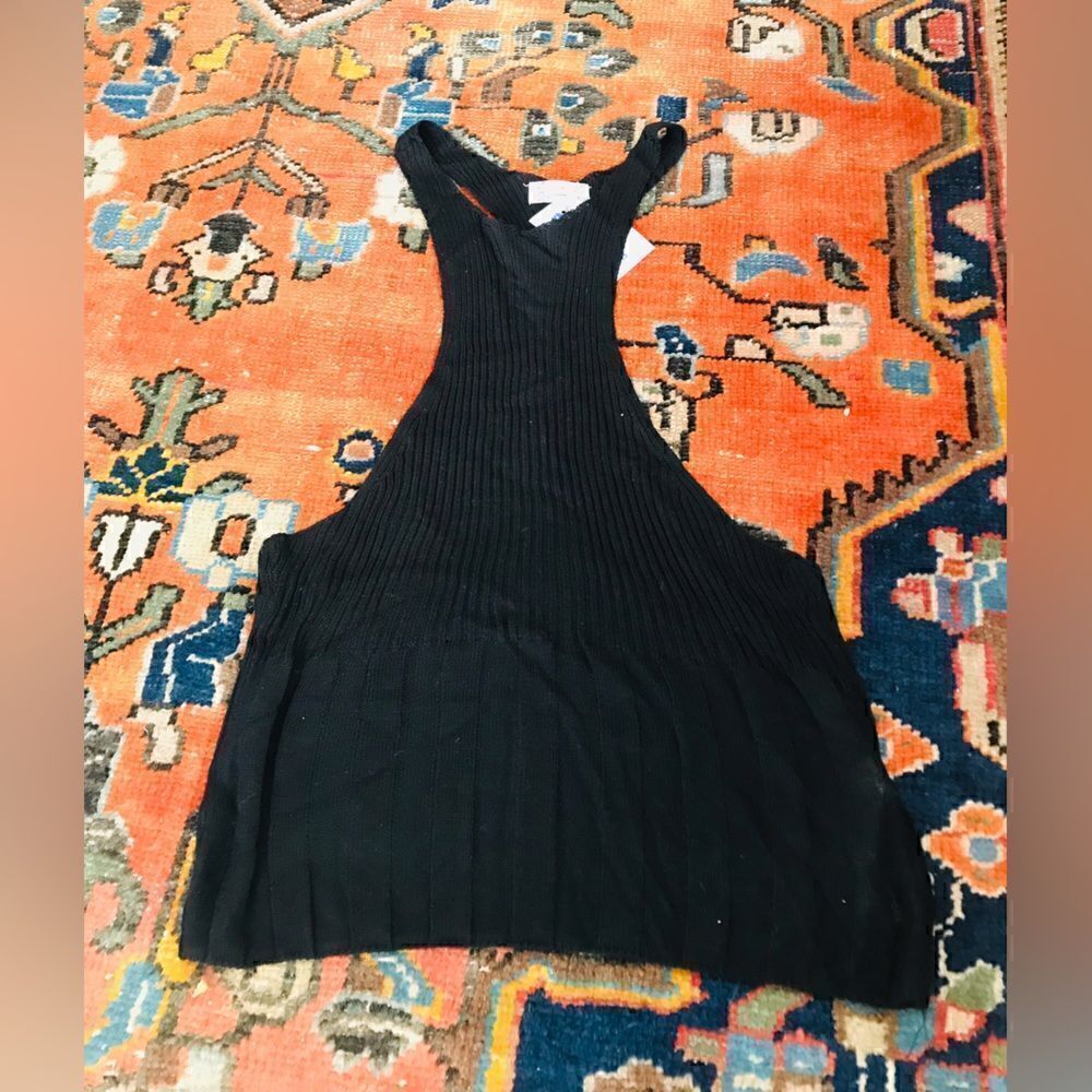 Free people | new with tags | black sweater tank top - Picture 1 of 6